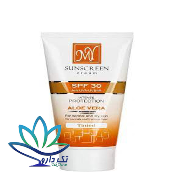 کرم ضد آفتاب کرم پودری مای SPF30 مناسب پوست های معمولی و خشک ۵۰ میلی لیتر کرم ضد آفتاب کرم پودری مای SPF30 مناسب پوست های معمولی و خشک ۵۰ میلی لیتر